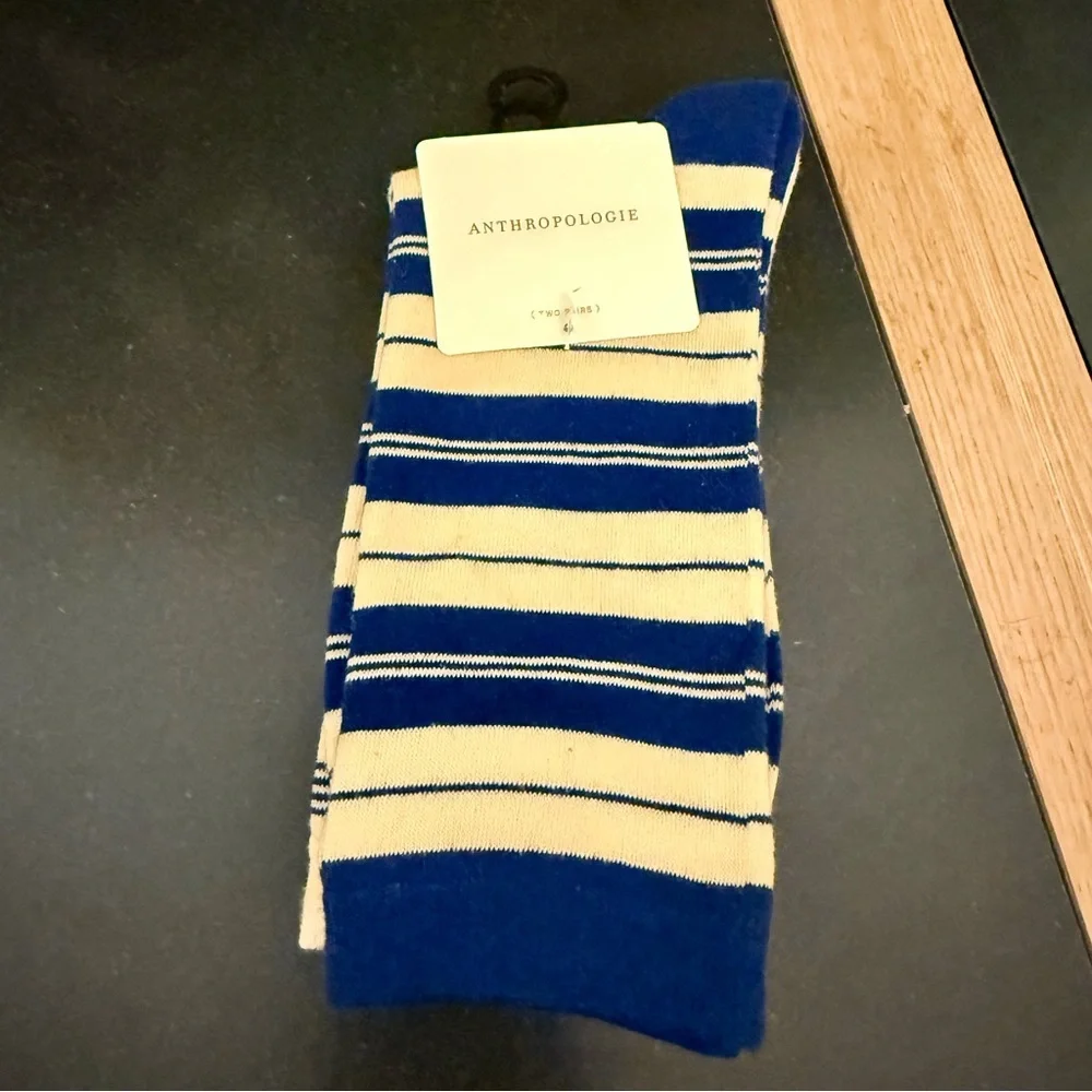 Anthropologie striped crew